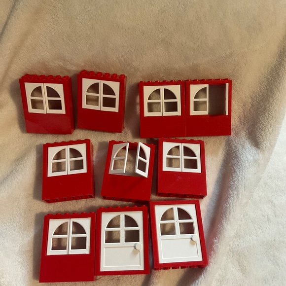 Vintage Lego 8 windows 2 doors - Picture 4 of 6